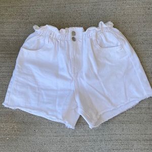 Princess Polly Shipwreck Paper Bag Denim Shorts